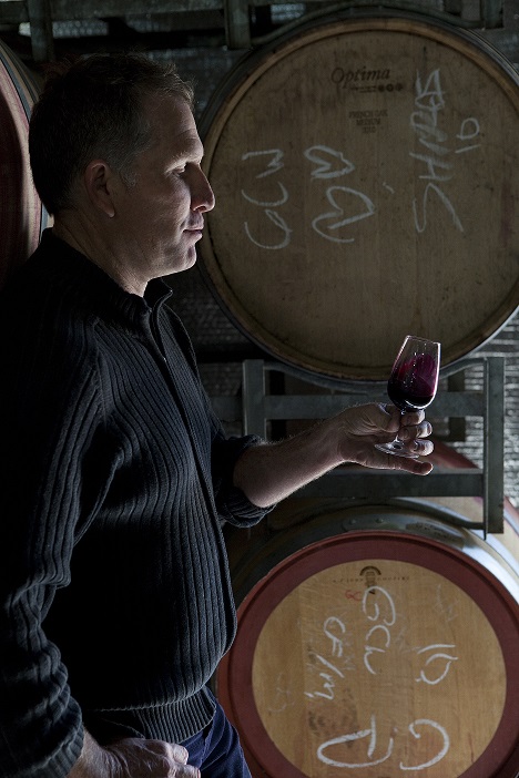 Greg Cooley in the Winery
