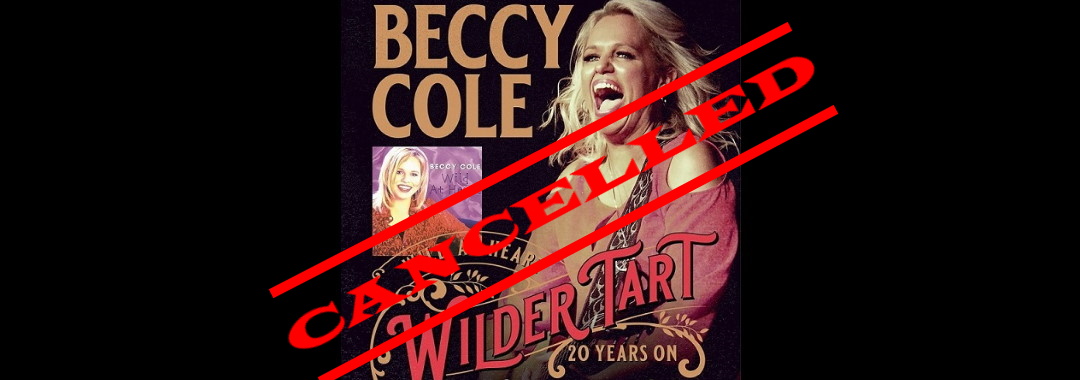 Greg Cooley Wines presents Beccy Cole - cancelled